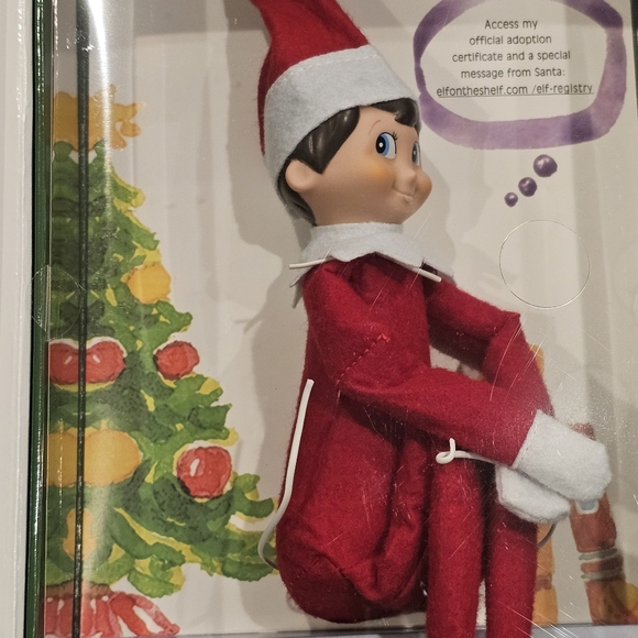 The Elf on the Shelf A Christmas Tradition Book & Blue-Eyed Boy Scout Elf - Picture 7 of 14